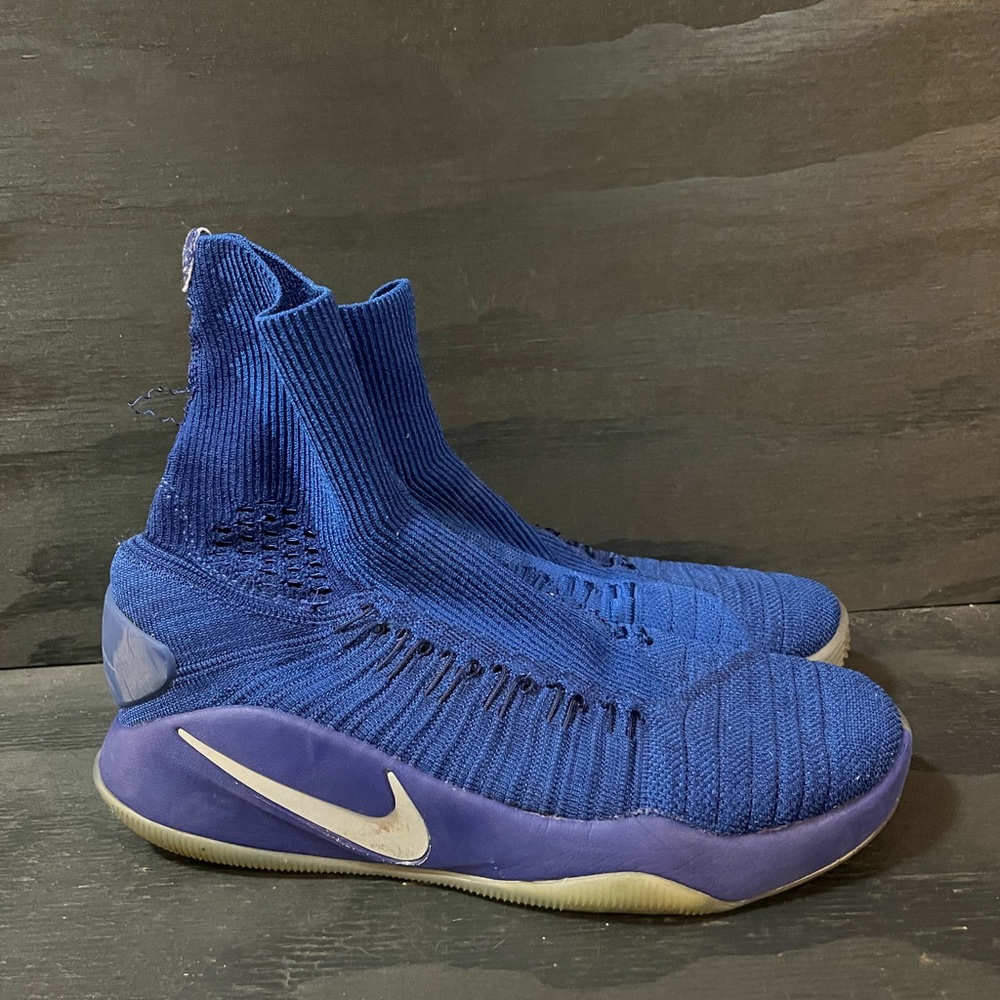 Nike Hyperdunk 2016 Mens Size 9 Flyknit Elite Game Shoes Royal Blue 843390-404